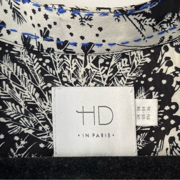 Anthropologie HD in Paris Owl Print Blouse - Picture 2 of 5